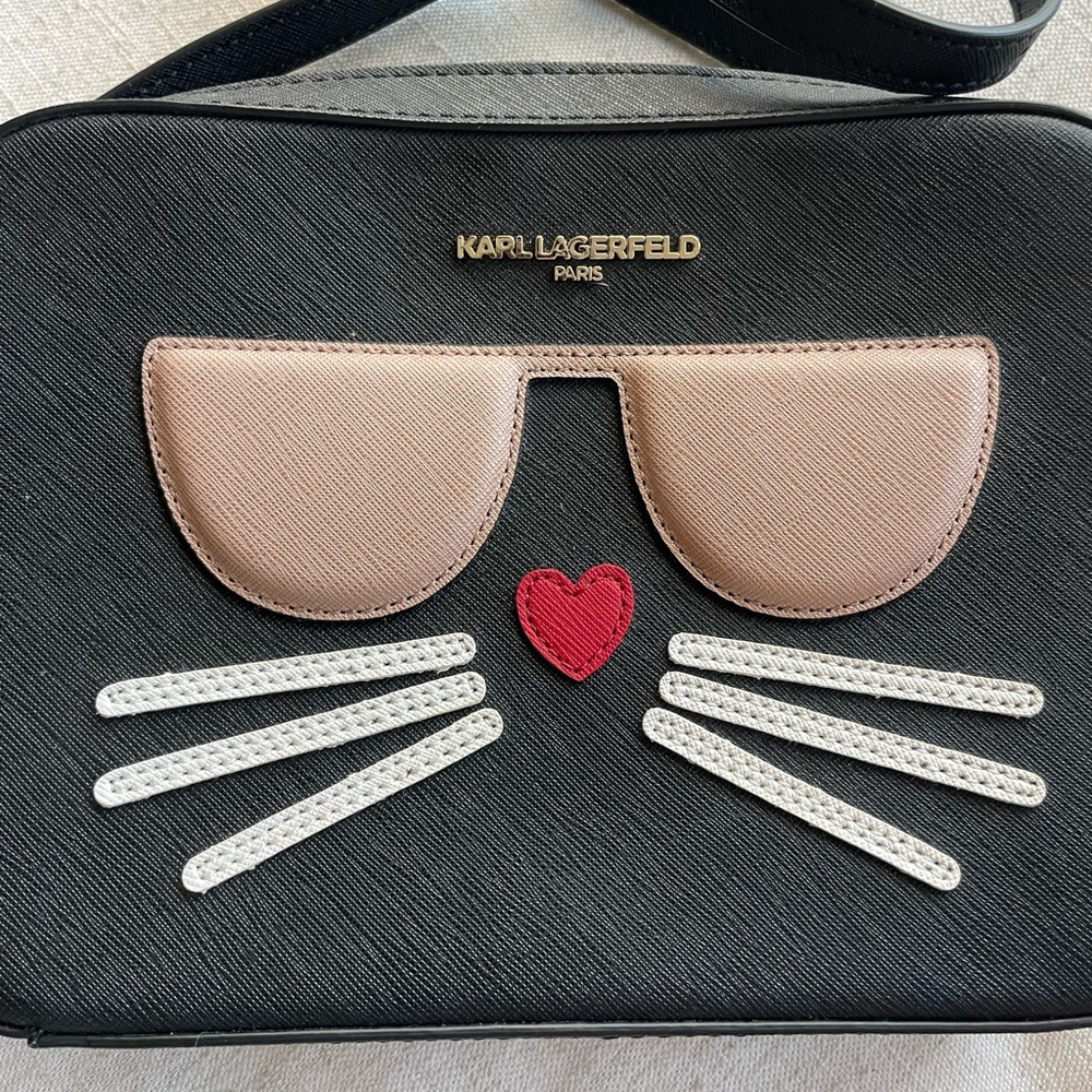 Karl Lagerfeld Paris Maybelle Cat Crossbody Bag - Picture 5 of 7